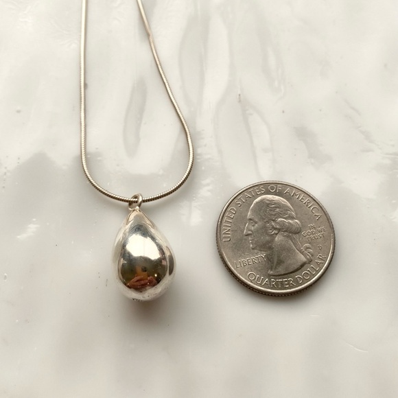 Silpada Sterling Silver Teardrop Pendant Necklace 17” inches N1470 - Picture 5 of 5